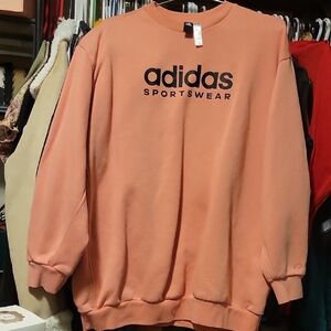 Adidas Oversize Coral Crewneck Sweater